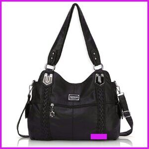 Soft PU Leather Shoulder Bag Crossbody Purse Hobo Tote Women's Handbag